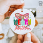 Retro Bright Merry - Ornament Decal