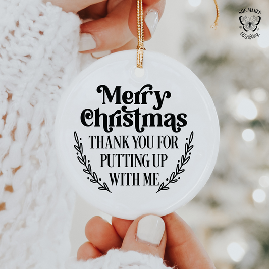 Thank You - Ornament Decal