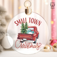 Small Town Christmas - Ornament Decal