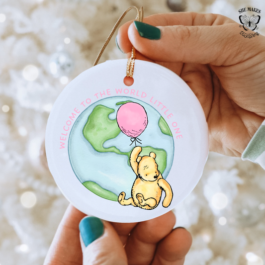 Welcome Little One - Ornament Decal