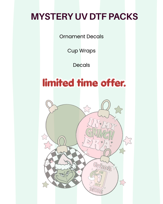 Christmas UV DTF - Mystery Packs