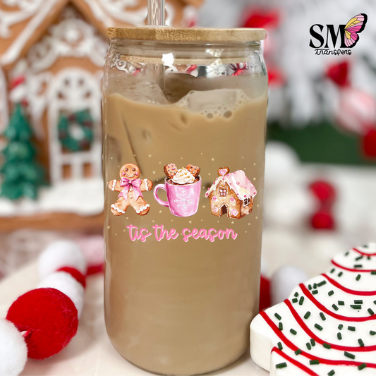 Gingerbread Tis The Season - Cup Decal