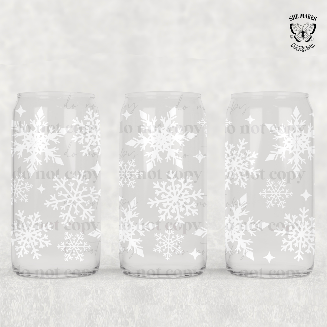 White Snowflakes - Full Wrap