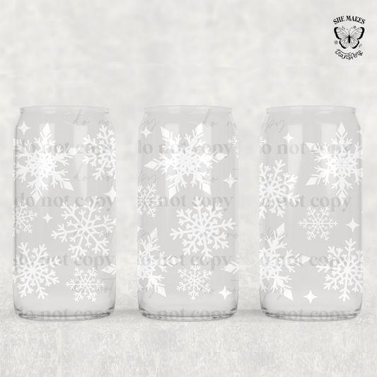 White Snowflakes - Full Wrap