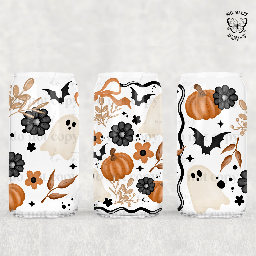 Fall Black And Orange Frame - Full Wrap