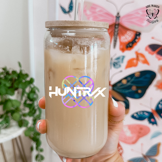 Pastel Huntx Logo - cup decal