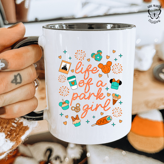 Life Of A Park Girl - cup decal