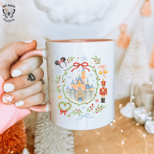 A Merry Fairytale Christmas - cup decal