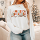 Soft Mint Checkered Merry Christmas