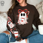 Coffee Red Bow Ghostie - with sleeves