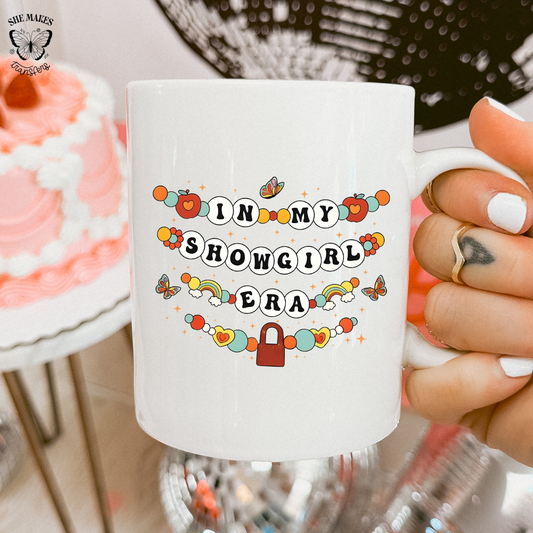 Beaded Showgirl Era - cup decal
