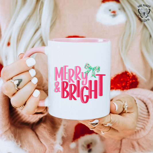 Merry Glitter - cup decal