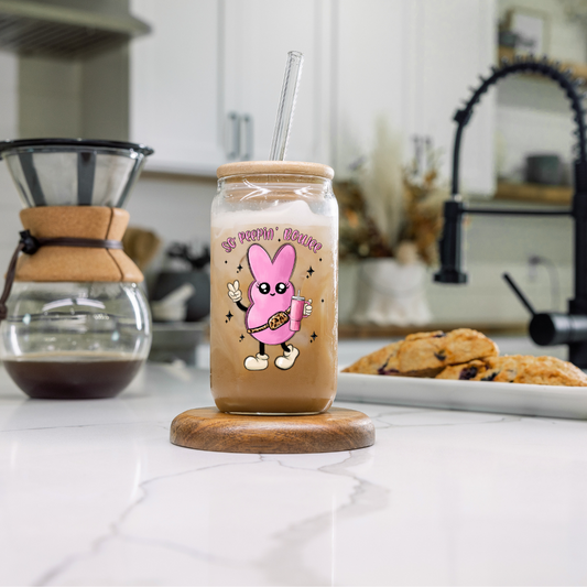 So Peepin’ Boujee cup decal
