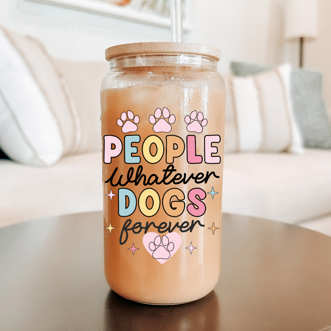 Dogs Forever cup decal