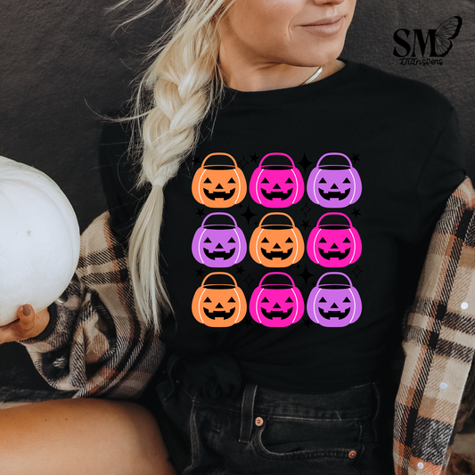 Retro Bright Pumpkins