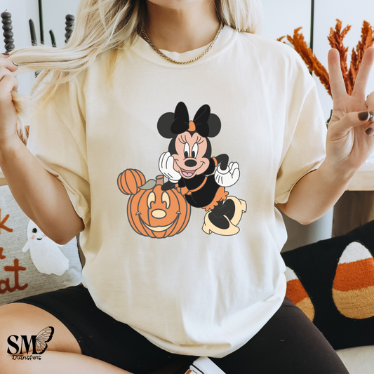 Ears And Pumpkin Girl