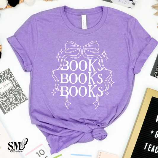 Books Bow - White