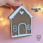 Gingerbread House Ornament Blank