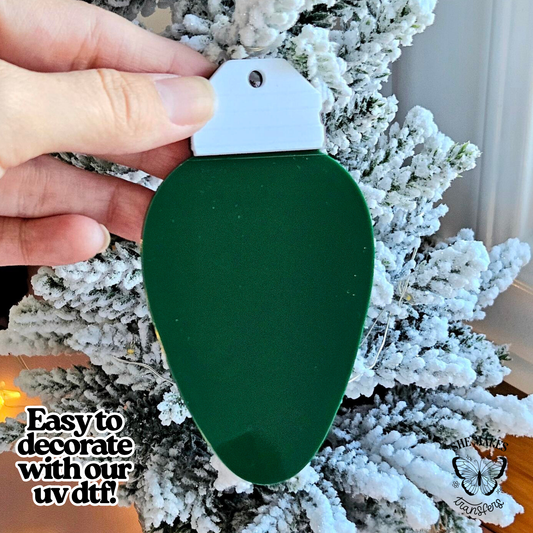 Light Ornament Blank - GREEN