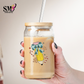 Christmas pencil cup decal