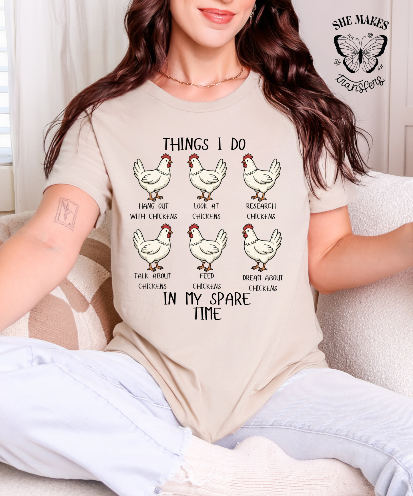 Chickens, Things I do in my spare time - DTF Transfer