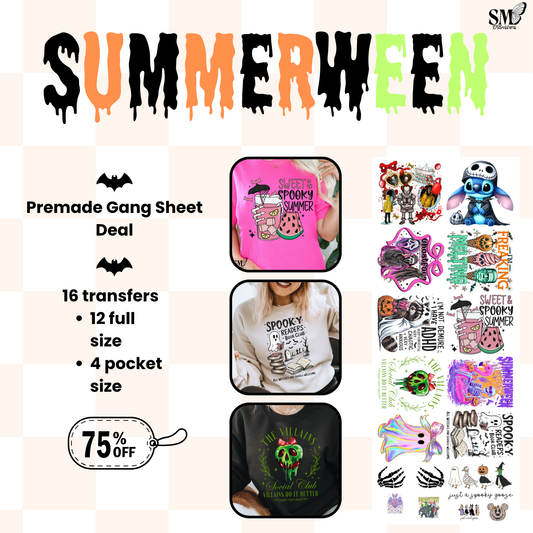 Summerween - Premade Gang Sheet Deal